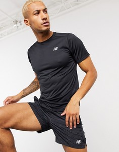 Черная футболка с логотипом New Balance Running Accelerate-Черный