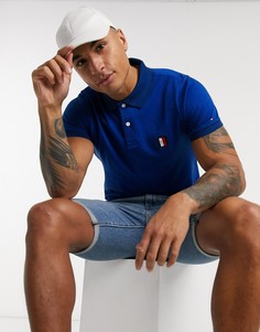 Футболка-поло зауженного кроя Tommy Hilfiger-Синий