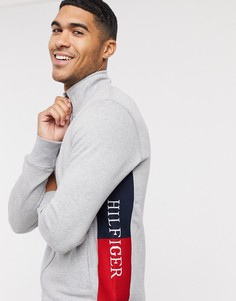 Свитшот на молнии Tommy Hilfiger-Серый