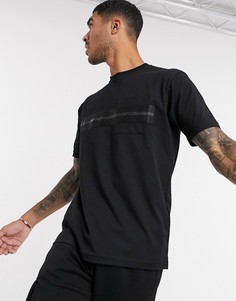 Черная oversized-футболка Marshall Artist-Черный
