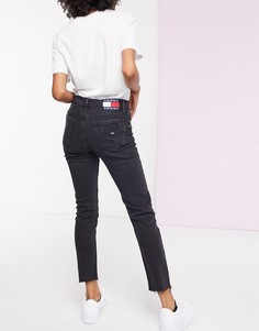 Черные джинсы в винтажном стиле с завышенной талией Tommy Jeans-Черный