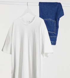 Белая oversized-футболка Topman Big & Tall-Белый