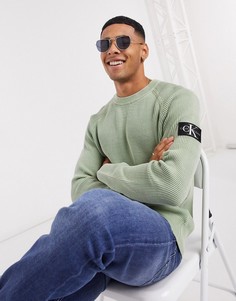 Джемпер Calvin Klein Jeans-Зеленый