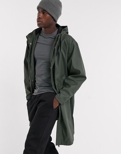 Парка цвета хаки из водоотталкивающего материала ASOS DESIGN-Зеленый