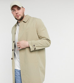 Светло-коричневый макинтош Burton Menswear Big & Tall