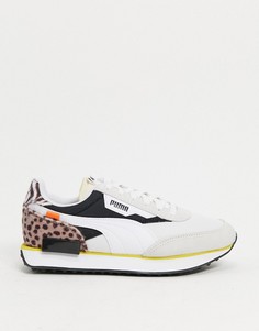 Кроссовки с анималистичным принтом Puma Future Rider-Мульти