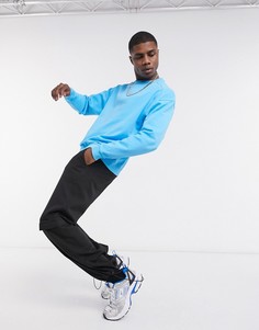 Синий oversized-свитшот ASOS DESIGN