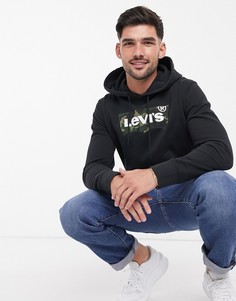Черный худи с принтом Levis Levis®