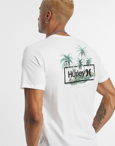 Белая футболка Hurley-Белый