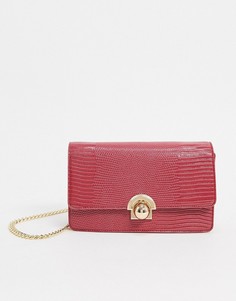 Бордовая сумка через плечо ASOS DESIGN-Красный