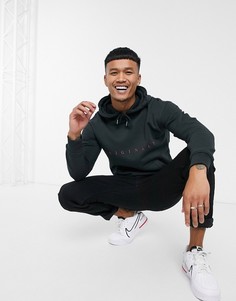 Свободный худи черного цвета Jack & Jones Originals-Черный