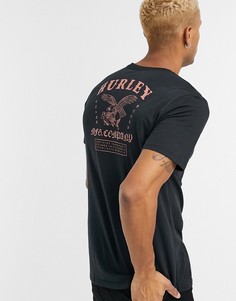 Черная футболка из трикотажа Dri-Fit Hurley-Черный