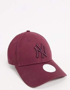Эксклюзивная кепка ягодного цвета с логотипом "NY" New Era 9Forty-Фиолетовый