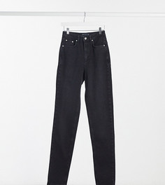 Черные моделирующие джинсы с завышенной талией ASOS DESIGN Tall hourglass-Черный