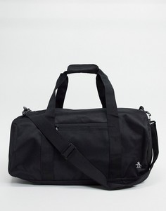 Original Penguins branly roll bag in black-Черный