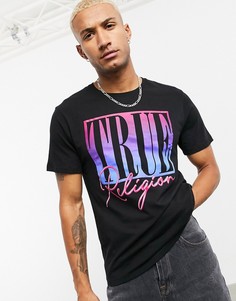 Черная футболка с логотипом True Religion-Черный