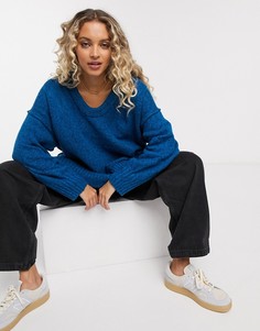 Синяя туника Free People-Синий