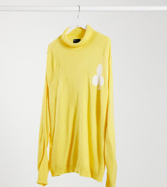 Желтый джемпер в стиле oversized с высоким воротником ASOS DESIGN Plus