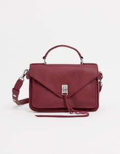 Красная кожаная сумка-мессенджер Rebecca Minkoff-Красный