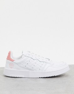 Белые кроссовки adidas Originals Supercourt-Белый