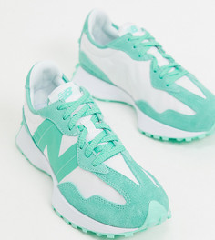 Зеленые кроссовки New Balance 1-800-SUMMER 327 эксклюзивно для ASOS-Белый