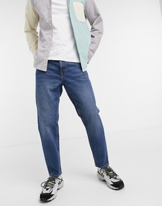 Классические джинсы винтажного темно-синего цвета ASOS DESIGN-Синий