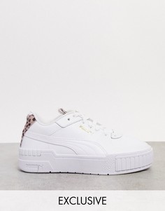 Белые кроссовки с отделкой Puma Cali Sport эксклюзивно для ASOS-Белый
