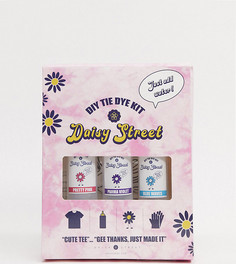 Свободная футболка тай-дай с принтом Daisy Street-Мульти