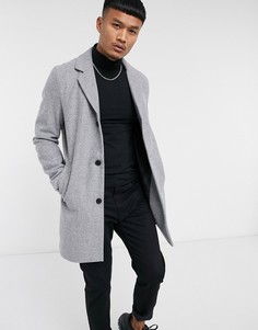Серое пальто Jack & Jones Originals-Серый