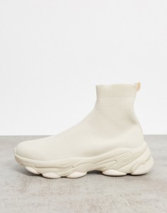 Светло-бежевые кроссовки ASOS DESIGN-Светло-бежевый
