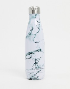 Бутылка для воды с мраморным узором Skinnydip, 500 мл-Белый