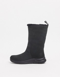 Черные ботинки Timberland-Черный