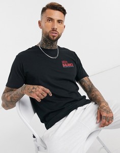 Черная футболка с логотипом New Balance-Черный