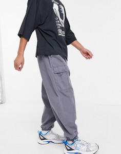 Свободные джоггеры с карманами карго ASOS DESIGN-Синий