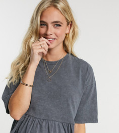 Темно-серый свободный топ ASOS DESIGN Maternity
