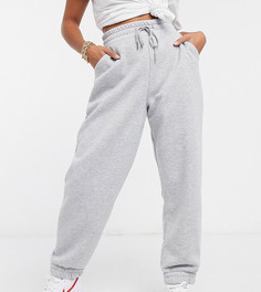 Серые свободные меланжевые джоггеры ASOS DESIGN Petite-Серый