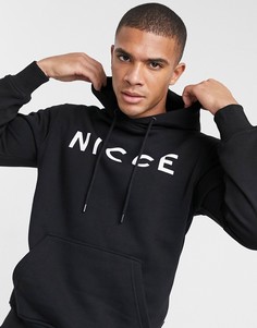 Худи черного цвета с логотипом Nicce original-Черный