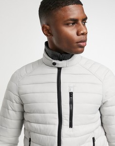 Белый пуховик Bershka