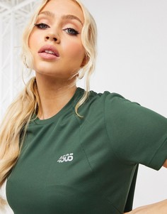 Спортивная футболка с логотипом ASOS 4505-Зеленый