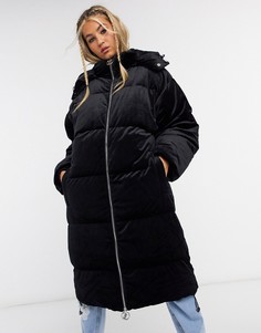 Дутое пальто Juicy Couture-Черный