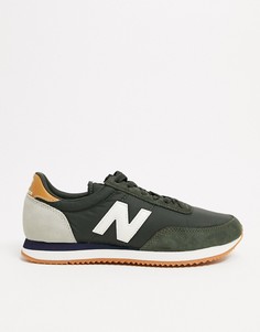 Кроссовки цвета хаки New Balance 720-Зеленый