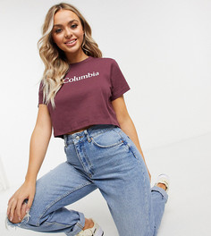 Бордовая короткая футболка Columbia North Cascades эксклюзивно на ASOS-Красный