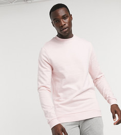 Розовый свитшот из органического хлопка ASOS DESIGN Tall