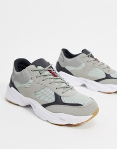 Серые кроссовки на массивной подошве Cotton On-Серый Cotton:On