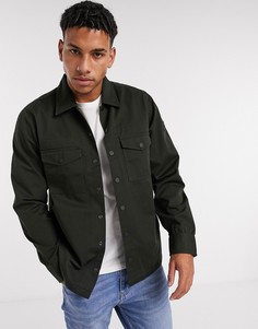 Легкая куртка цвета хаки BOSS Lovel_4-Зеленый