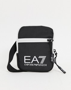 Черная сумка через плечо с логотипом EA7 Train-Черный