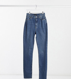 Узкие джинсы в винтажном стиле с завышенной талией ASOS DESIGN Tall hourglass farleigh-Синий