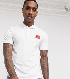 Белое поло с логотипом HUGO эксклюзивно на ASOS-Белый