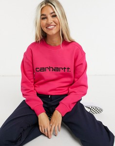 Черно-розовый свитер с логотипом Carhartt WIP