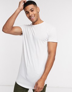 Длинная футболка Selected Homme-Белый